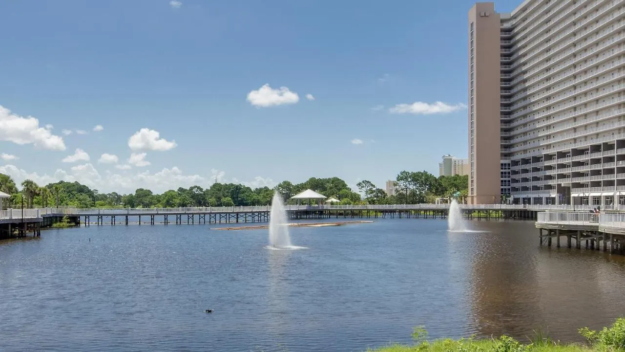 Gorgeous 1-Bed 2-Bath Condo With Gulf View! Pools On-Site! Walk To The Beach! Panama City Beach Holiday home
