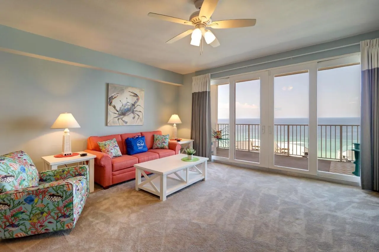 Holiday home Gorgeous 1-Bed 2-Bath Condo With Gulf View! Pools On-Site! Walk To The Beach! Panama City Beach